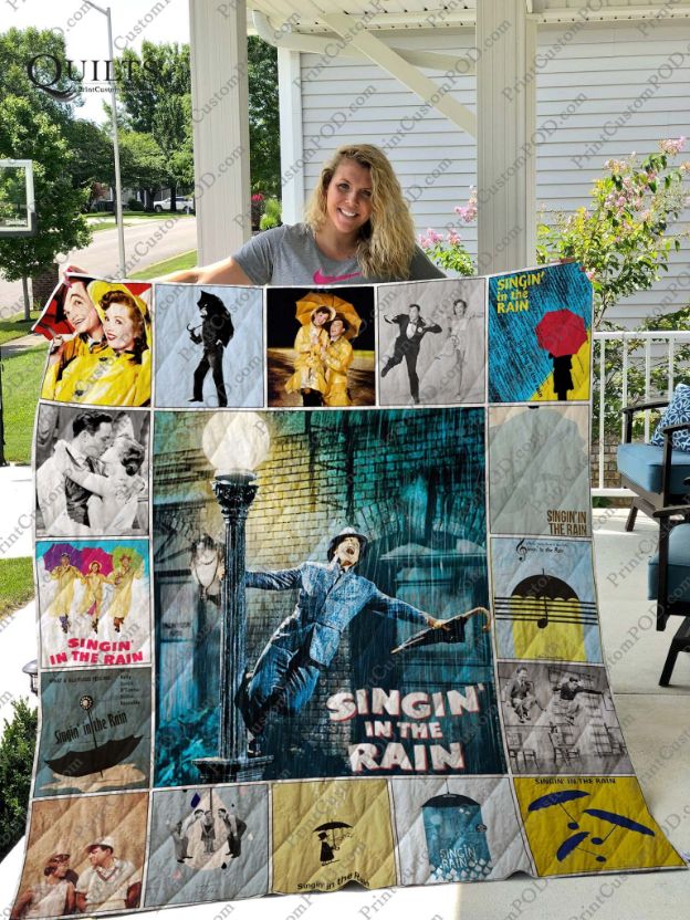 Singin’ In The Rain Quilt Blanket