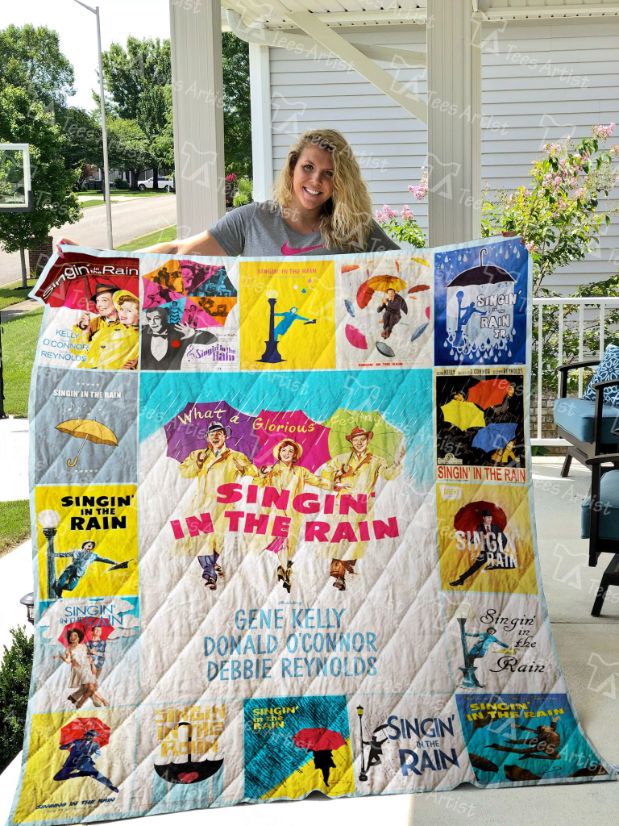 Singin’ In The Rain Quilt Blanket