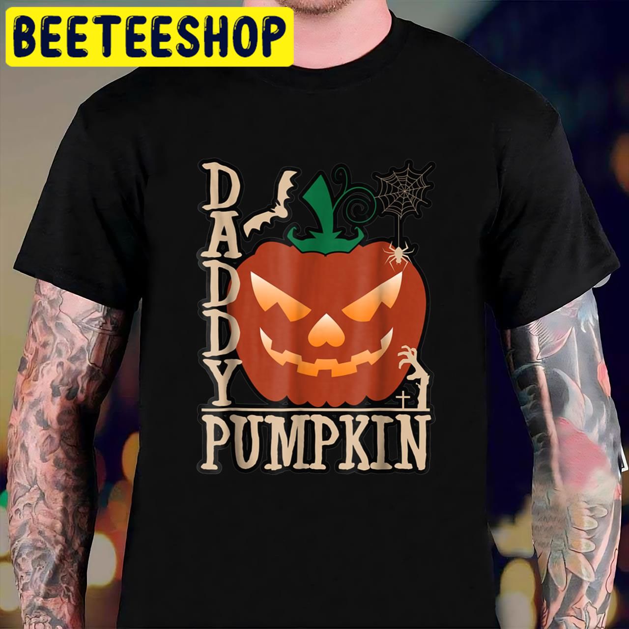 Single Dad Daddy Pumkin Scare Halloween Trending Unisex T-Shirt