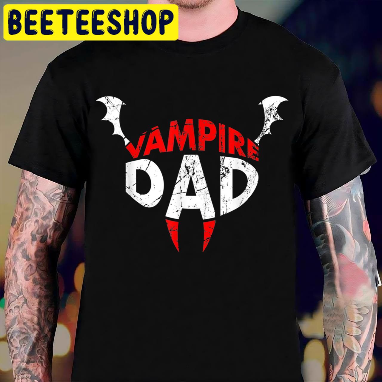 Single Dad Red Vampire Halloween Trending Unisex T-Shirt