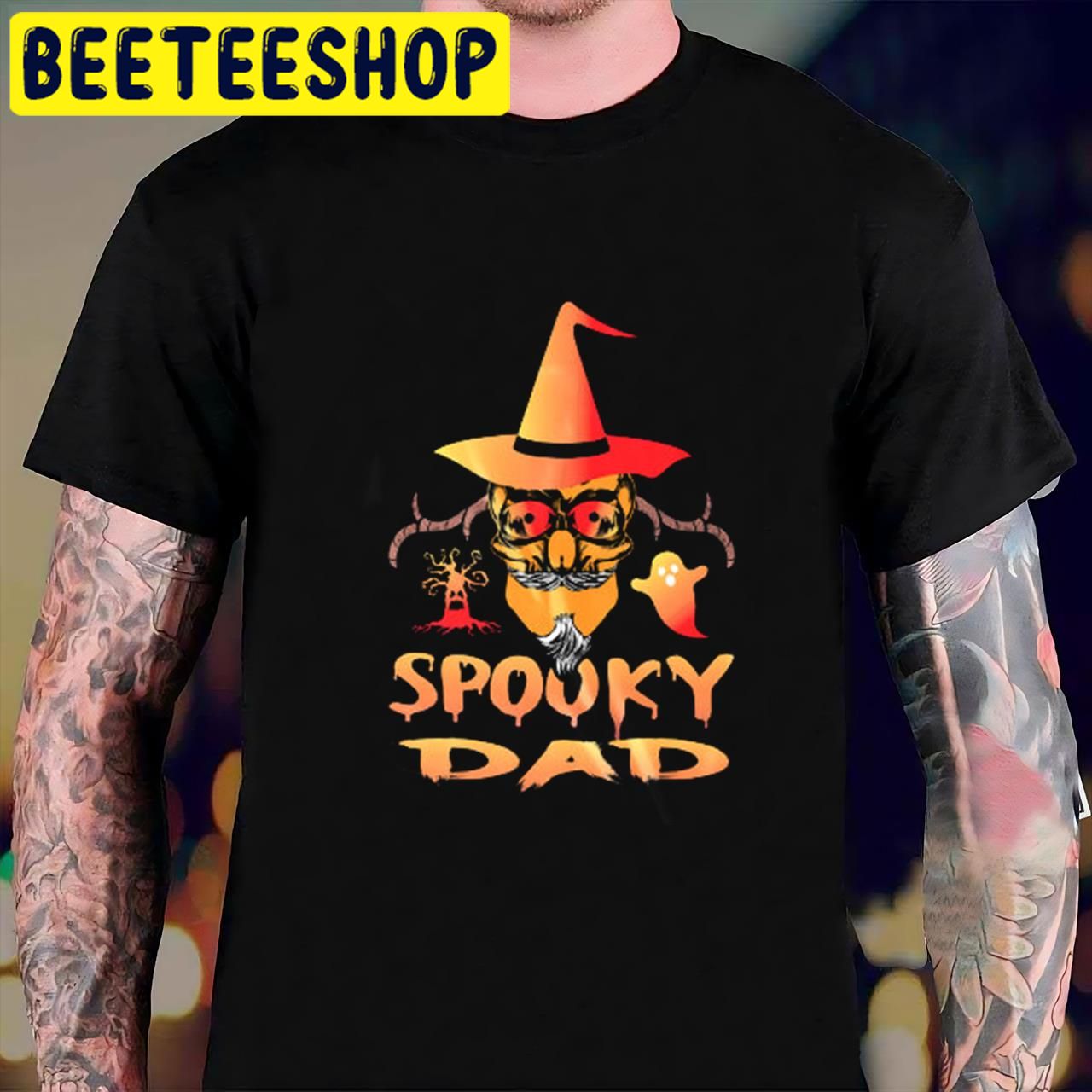 Single Dad Spooky Dad Halloween Trending Unisex T-Shirt