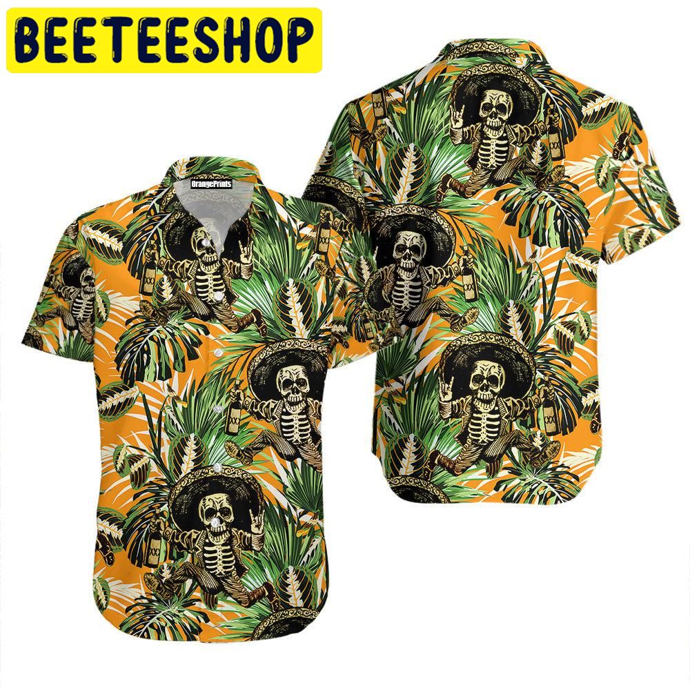 Skull Art Hawaiian Shirt