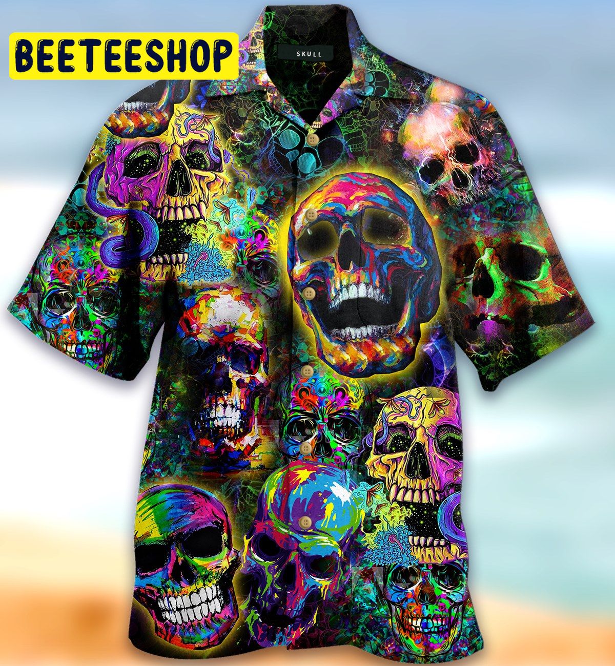 Skull Colorful Trending Hawaiian Shirt