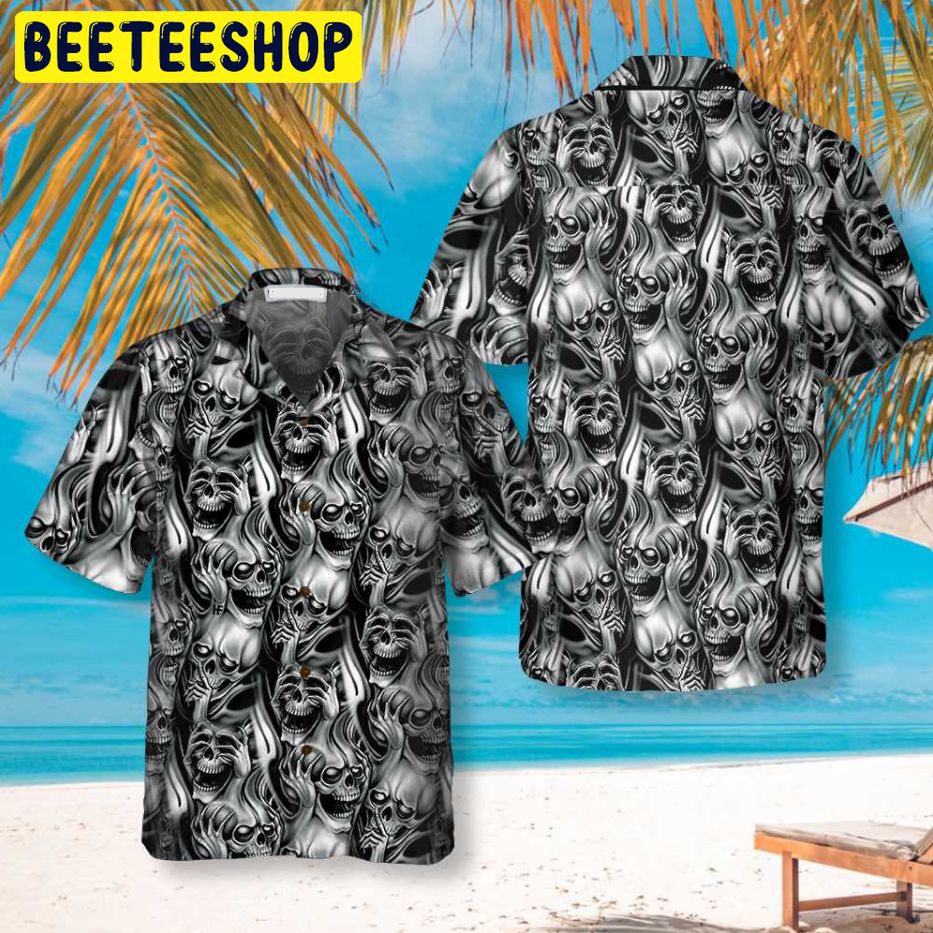 Skull Day Of The Dead Trending Hawaiian Shirt