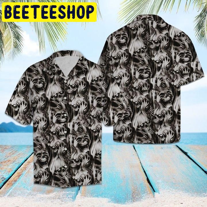 Skull Hawaiian Shirt 1059