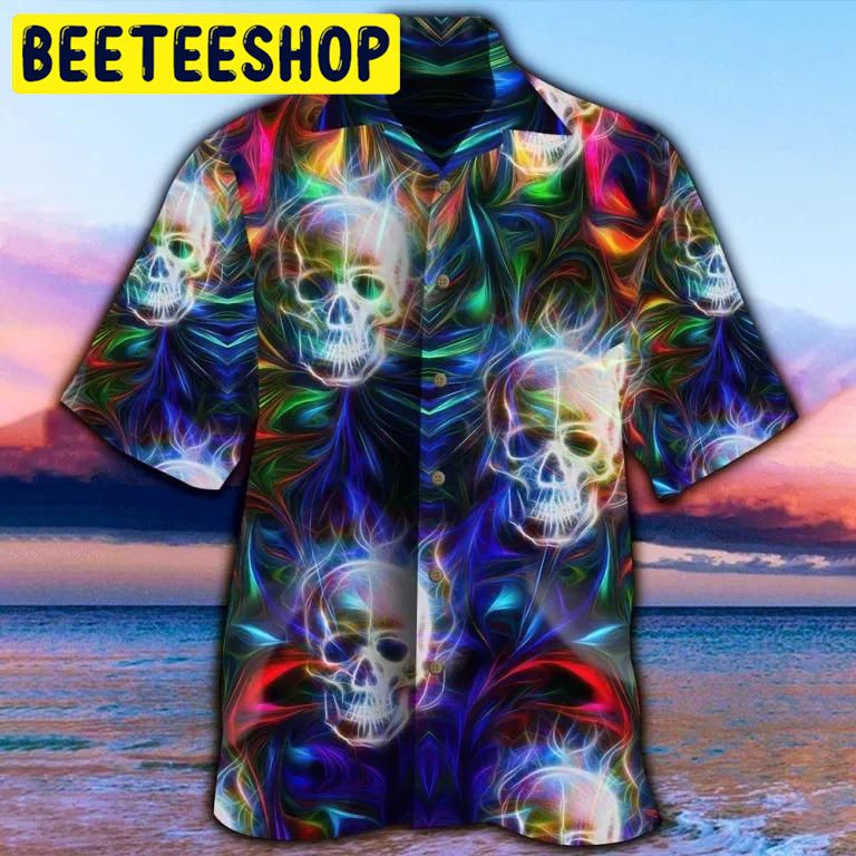 Skull Hawaiian Shirt 1359