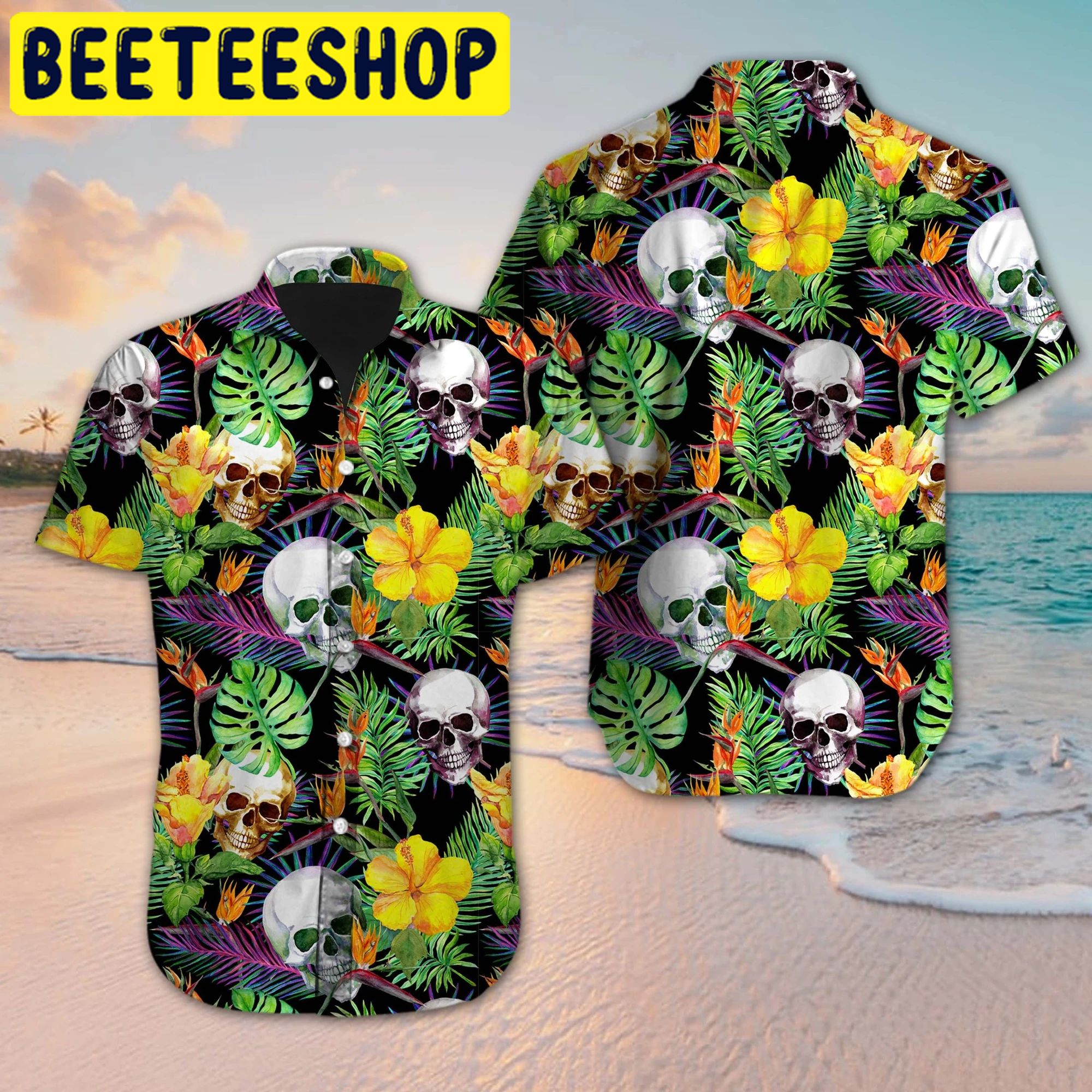 Skull Hawaiian Shirt 1559