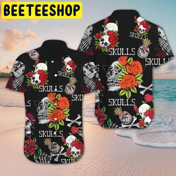 Skull Hawaiian Shirt 3359