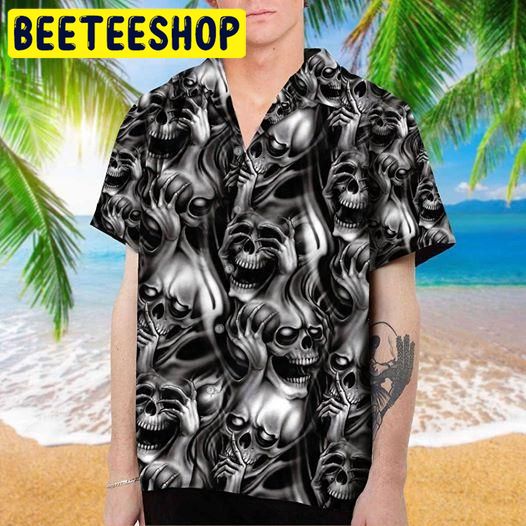 Skull Hawaiian Shirt 7359