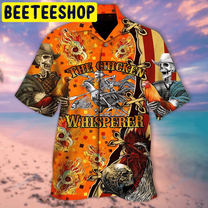 Skull Hot Chilli Chicken Hawaiian Shirt