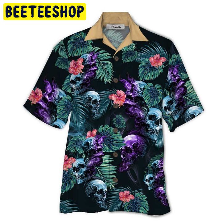 Skull Tropical 3D Trending Hawaiian Shirt