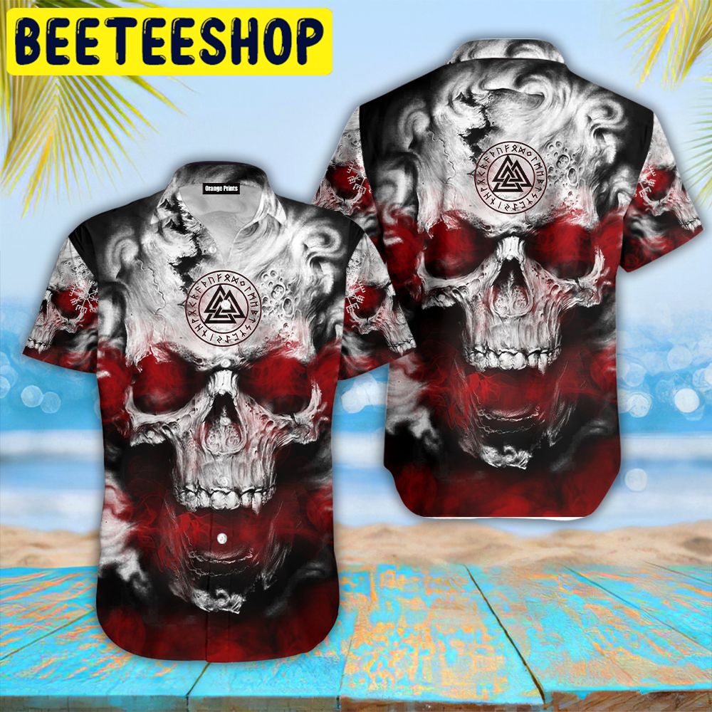 Skull Viking Hawaiian Shirt