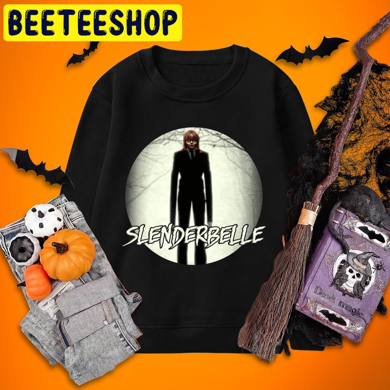 Slenderbelle Slenderman x Annabelle Funny For Halloween Trending Unisex ...