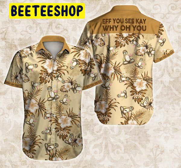 Sloth Hawaiian Shirt 5359