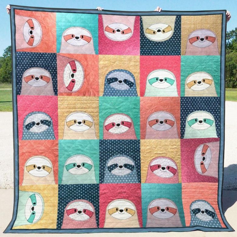 Sloth Quilt Blanket