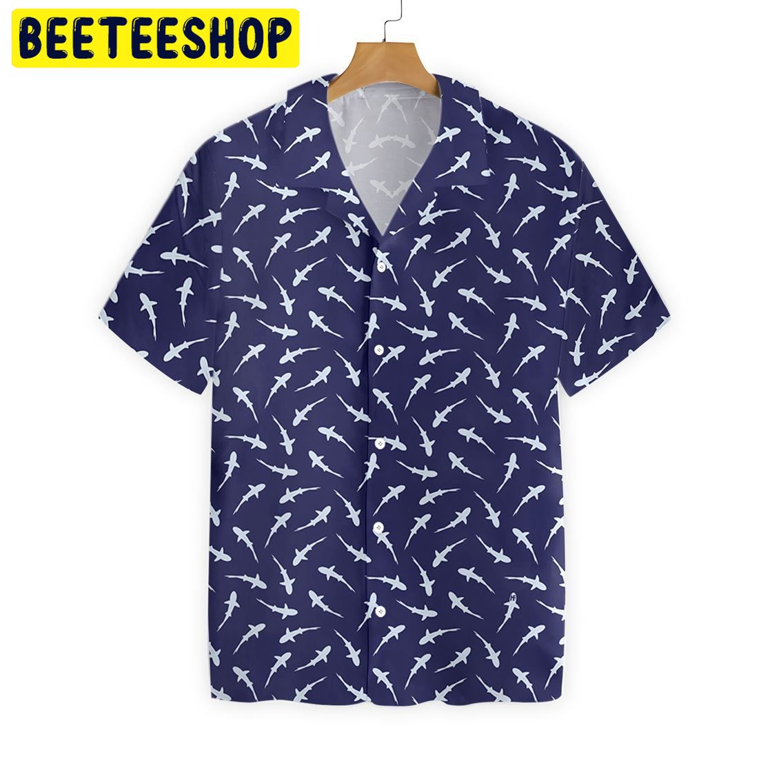 Small Icon Shark Trending Hawaiian Shirt