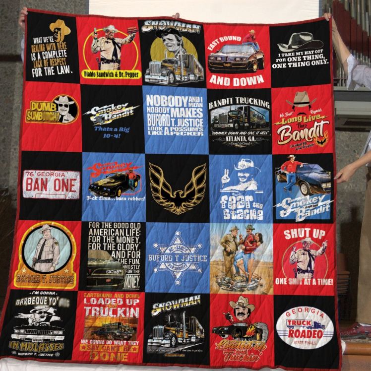 Smokey And The Bandit Quilt Blanket