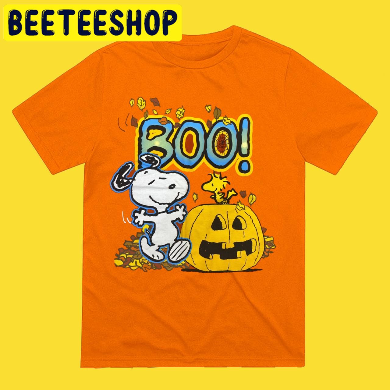 Snoopy Graphic Happy Snoopy  Pumpkins Boo Halloween Trending Unisex T-Shirt