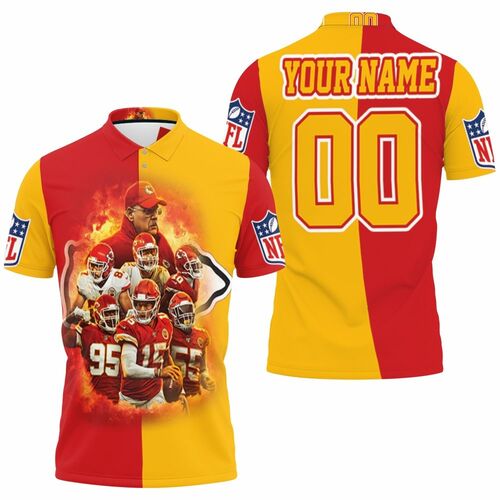 Snoopy Kansas City Chiefs Helmet Afc West Division Champions Super Bowl 2021 Personalized 3D All Over Print Polo Shirt