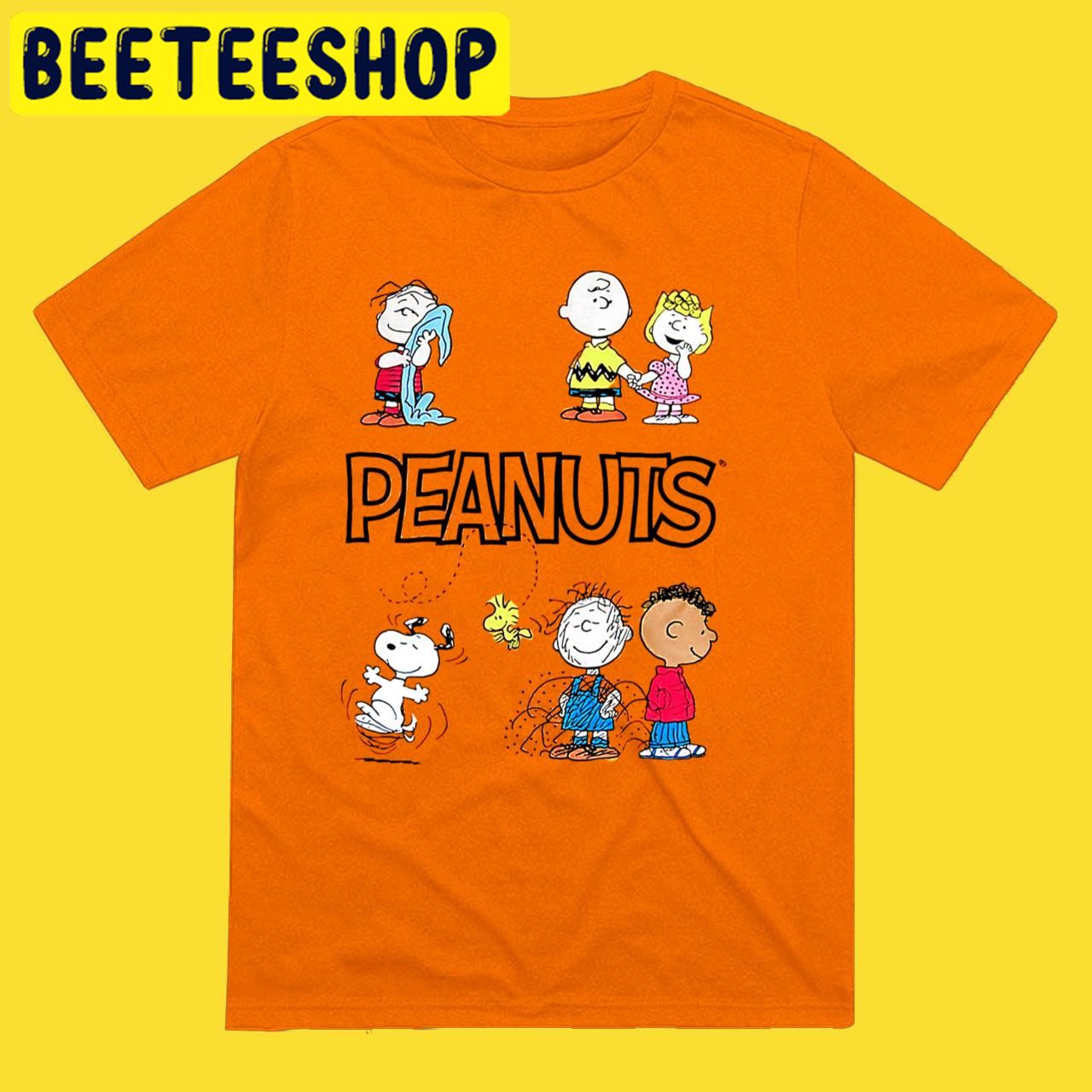 Snoopy Peanuts Charlie Brown And The Gang Halloween Trending Unisex T-Shirt