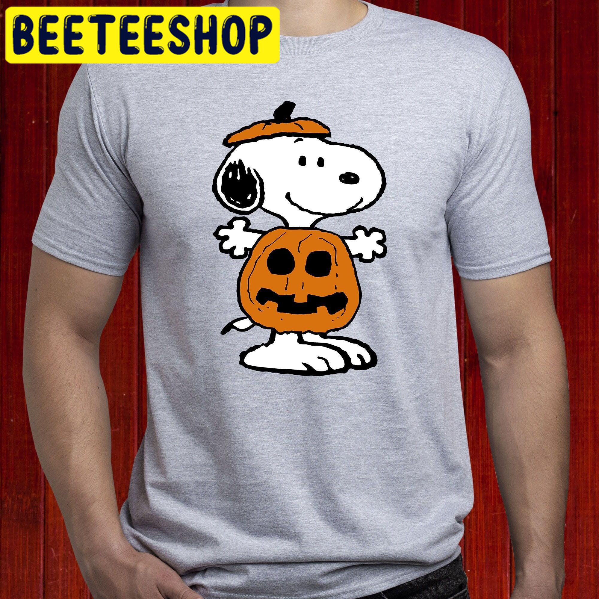 Snoopy Pumpkin Halloween Trending Unisex Shirt