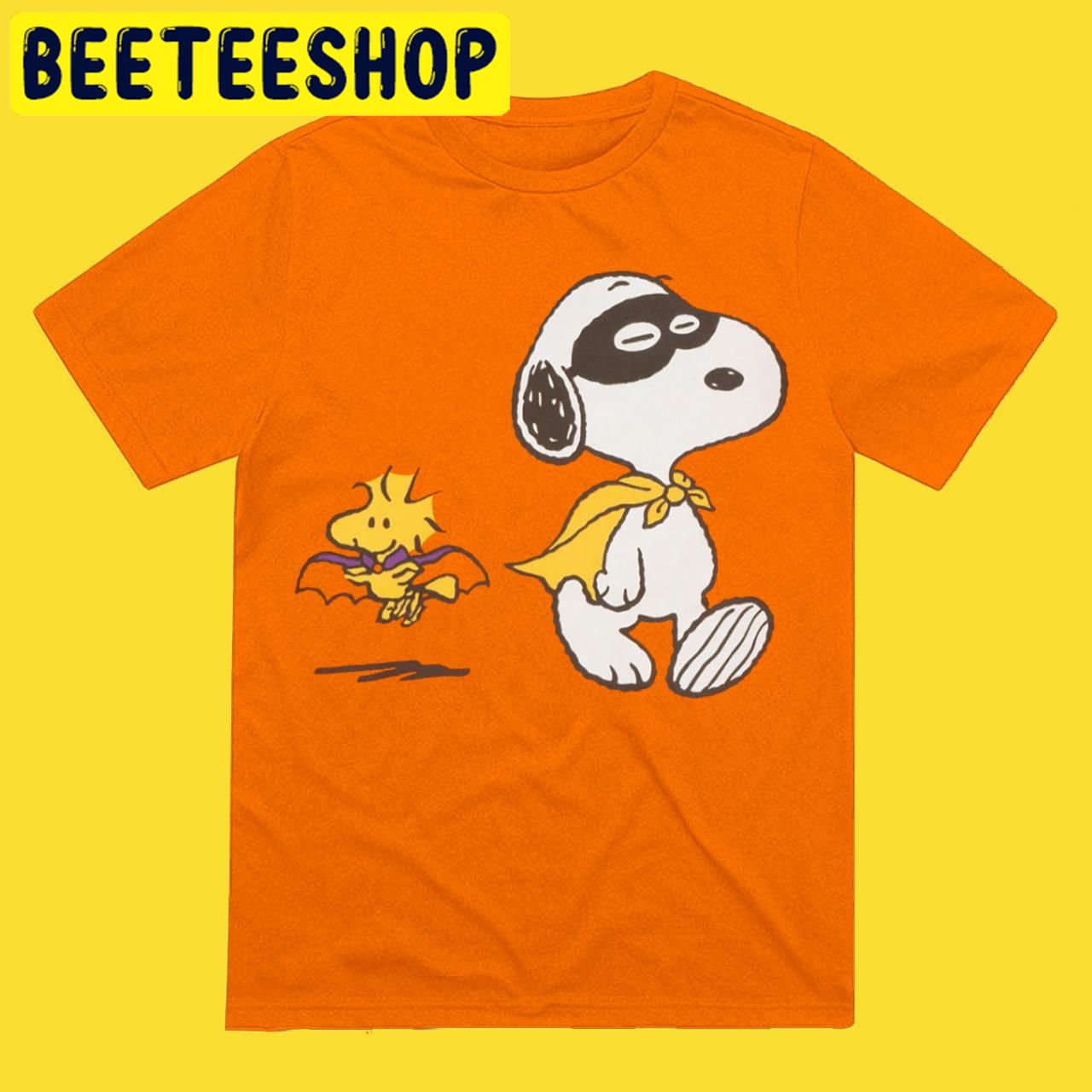 Snoopy Snoopy And Woodstock Halloween Trending Unisex T-Shirt - Beeteeshop