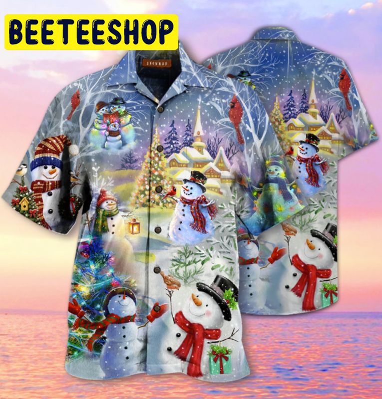 Snowman Hawaiian Shirt