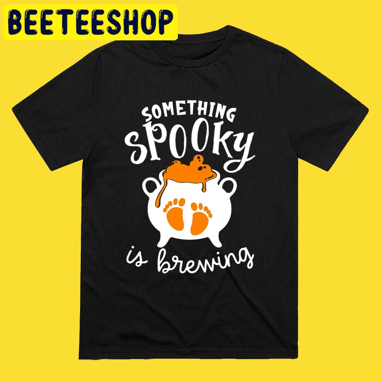 Something Spooky Is Brewing Announcement Halloween Trending Unisex T-Shirt