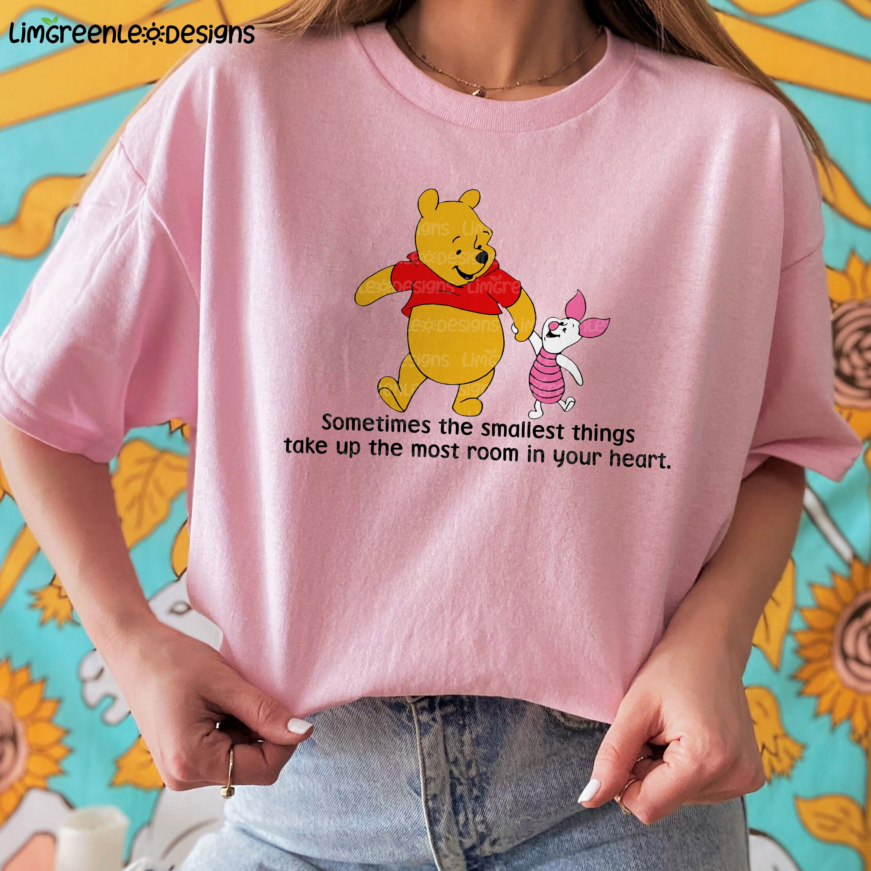 Sometimes The Smallest Things Pooh And Piglet Winnie The Pooh Trending Unisex Shirt