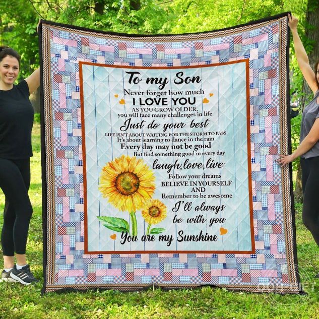 Son – You Are My Sunshine, Quilt Blanket