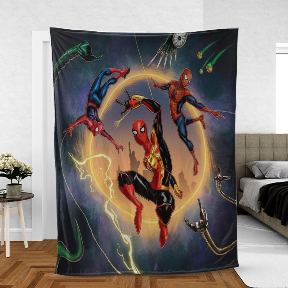 Spider-Man Spiderman No Way Home 102 Comfy Sofa Throw Blanket