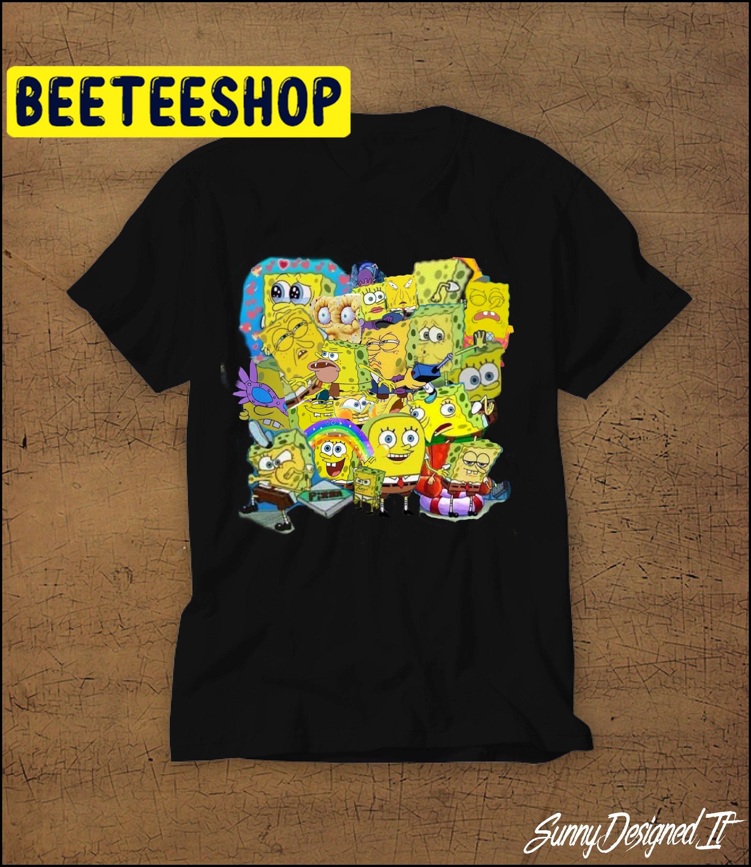 Sponge Bob Meme Collage Trending Unisex Shirt