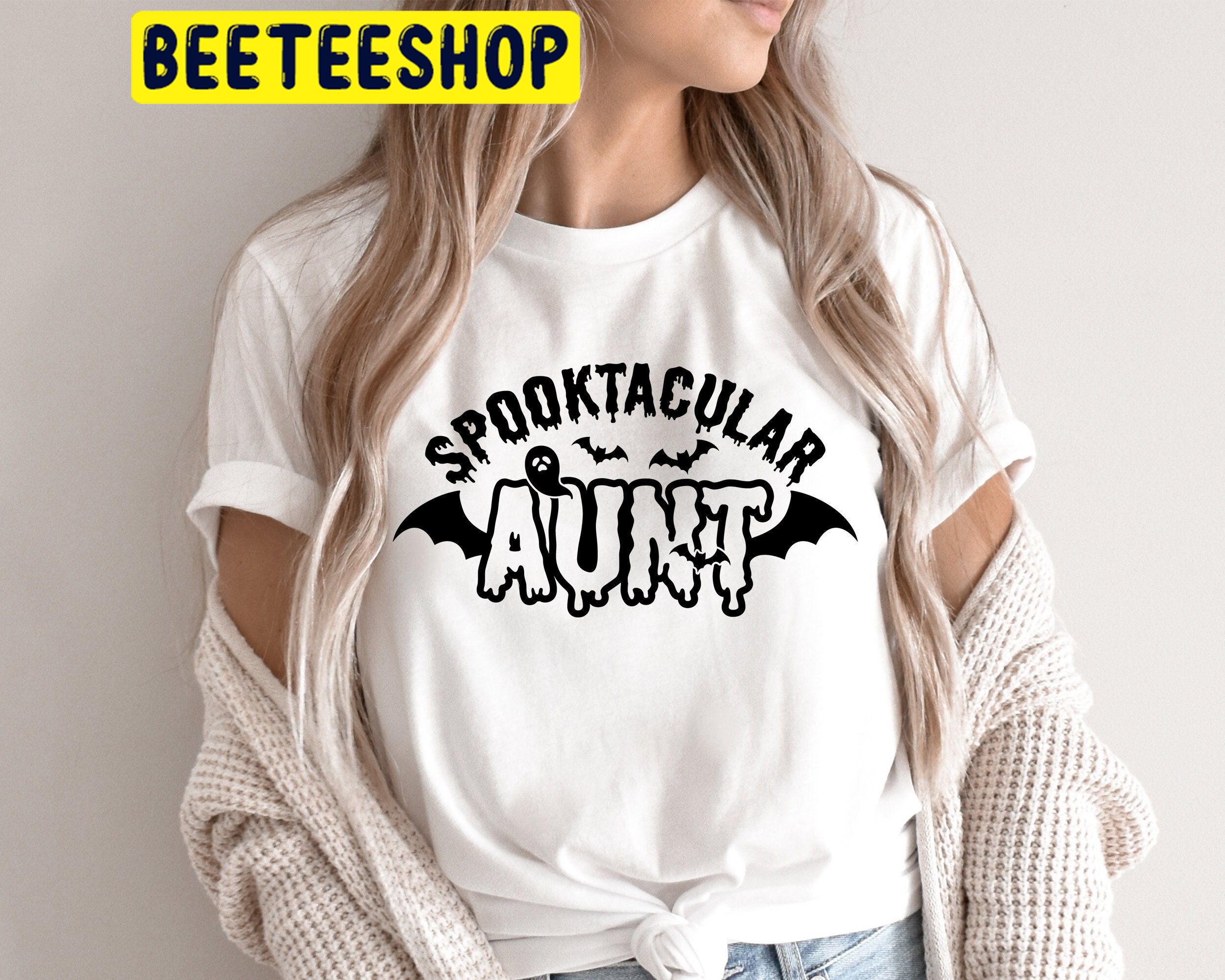 Spooktacular Aunt Cute Ghost Halloween Trending Unisex Shirt