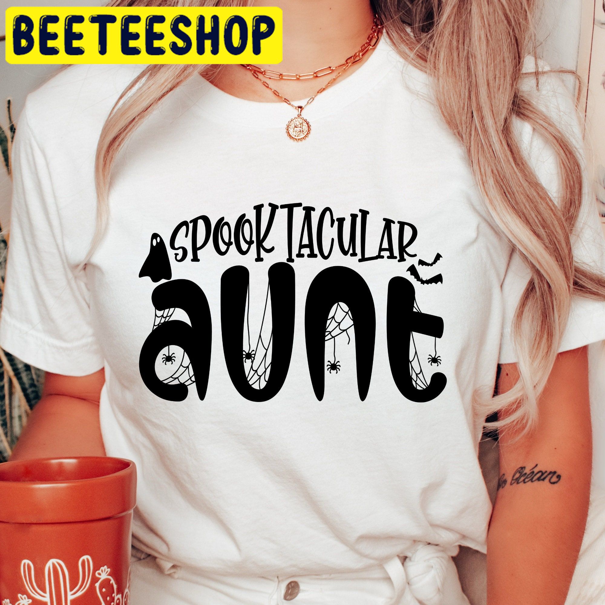 Spooktacular Aunt Halloween Trending Unisex Shirt