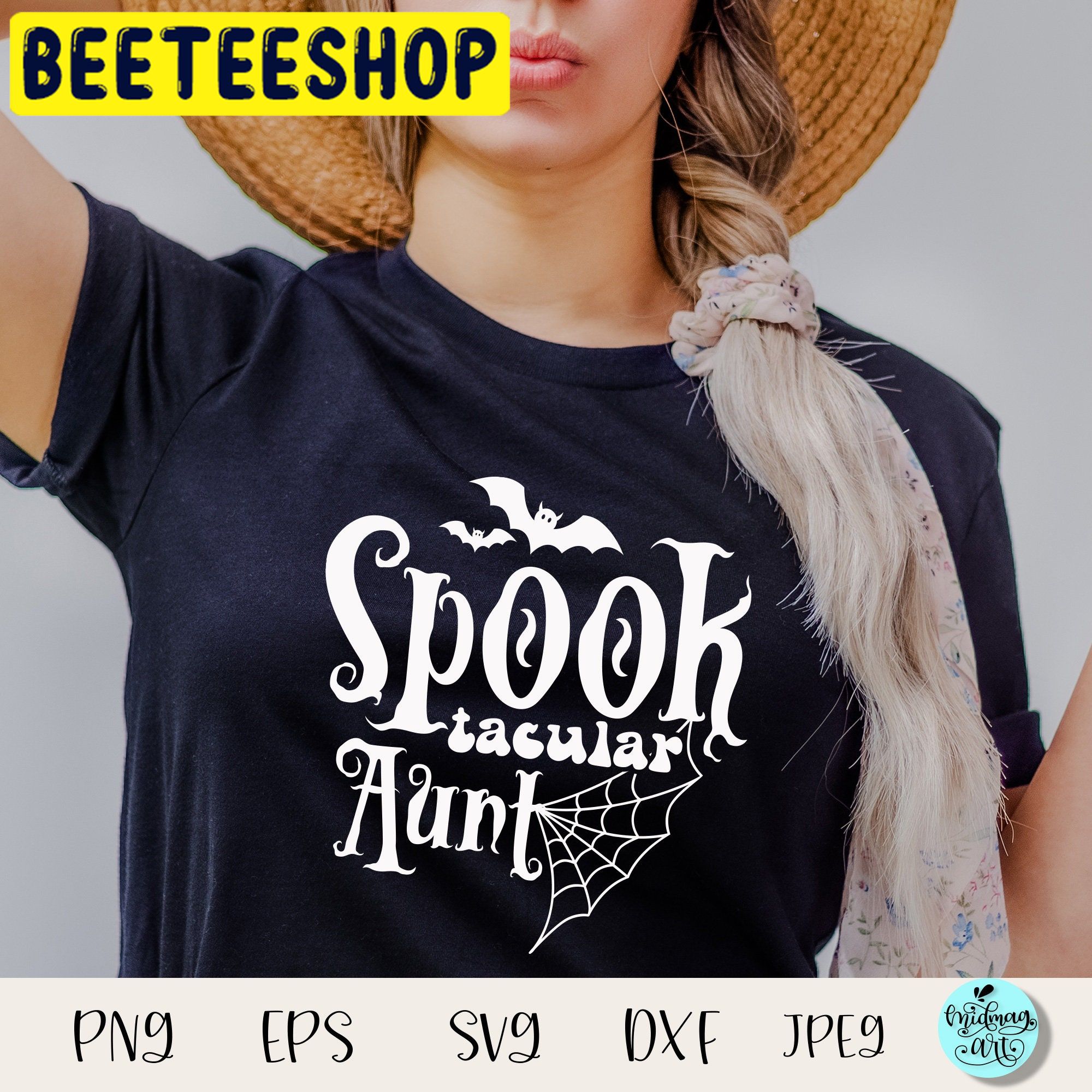 Spooktacular Aunt Spooky Season Halloween Trending Unisex Shirt