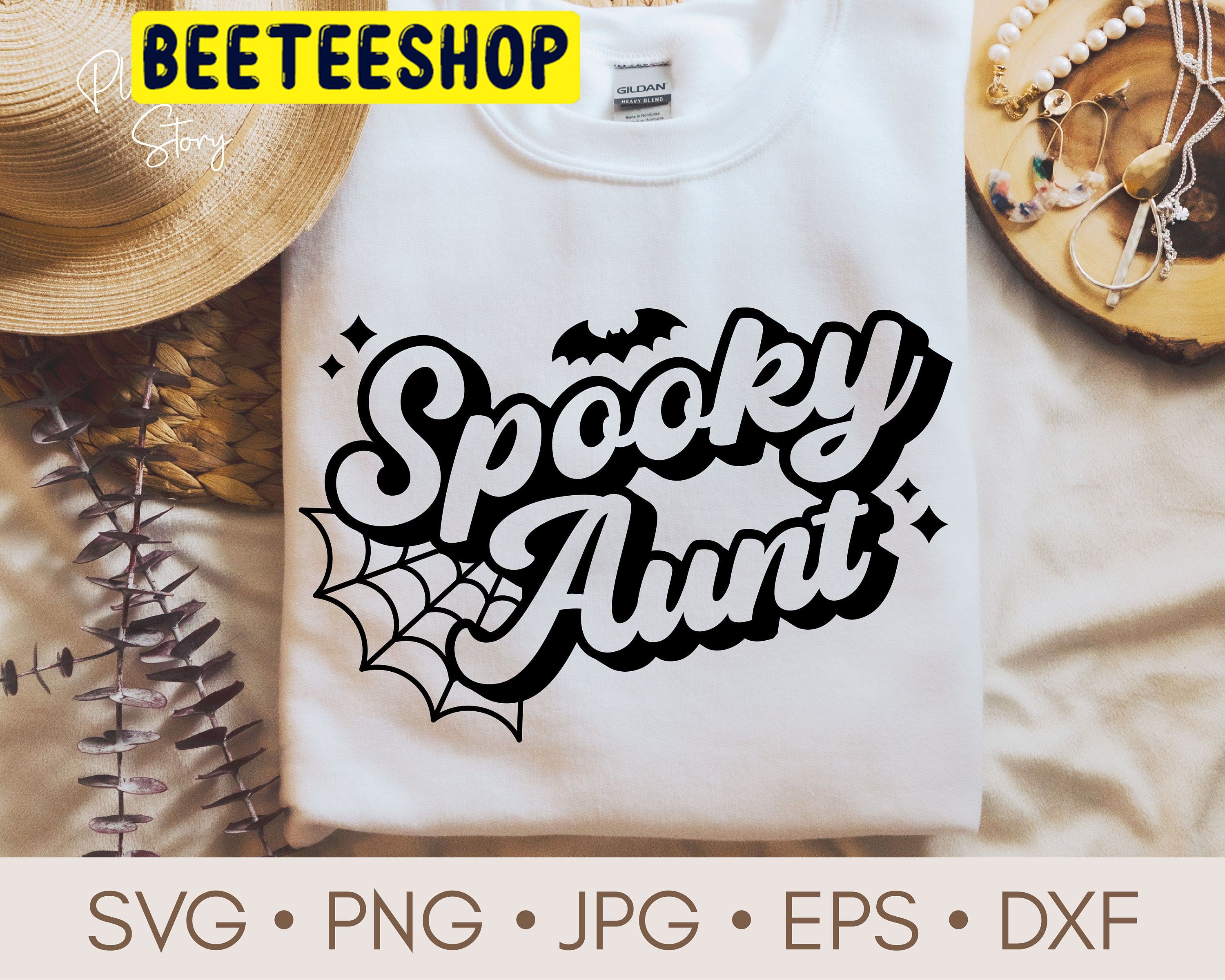 Spooky Aunt Retro Halloween Trending Unisex Shirt