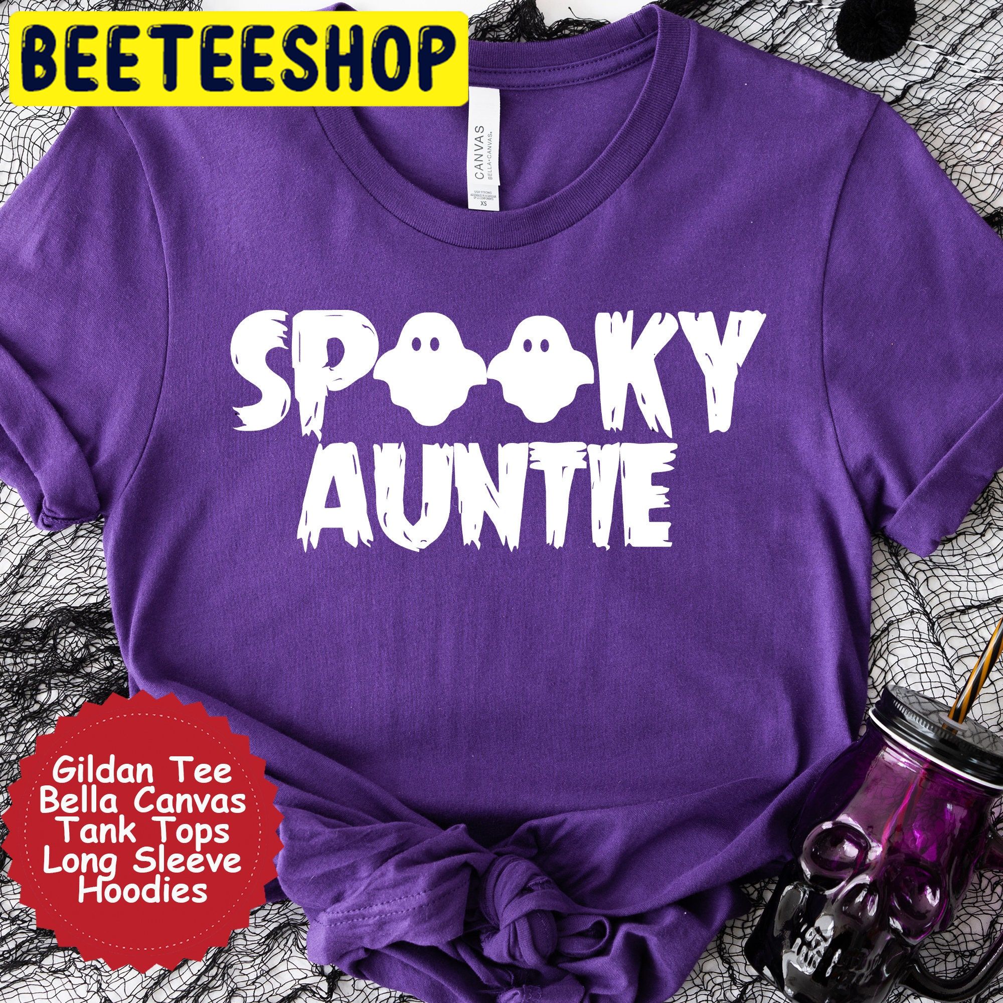 Spooky Auntie Cute Halloween Trending Unisex Shirt