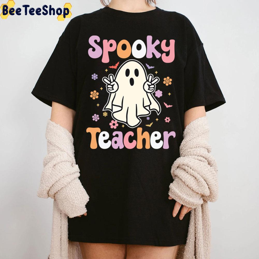 Spooky Teacher Boo Halloween Trending Unisex T-Shirt