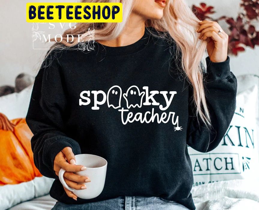 Spooky Teacher Trick Or Teach Trending Unisex Shirt