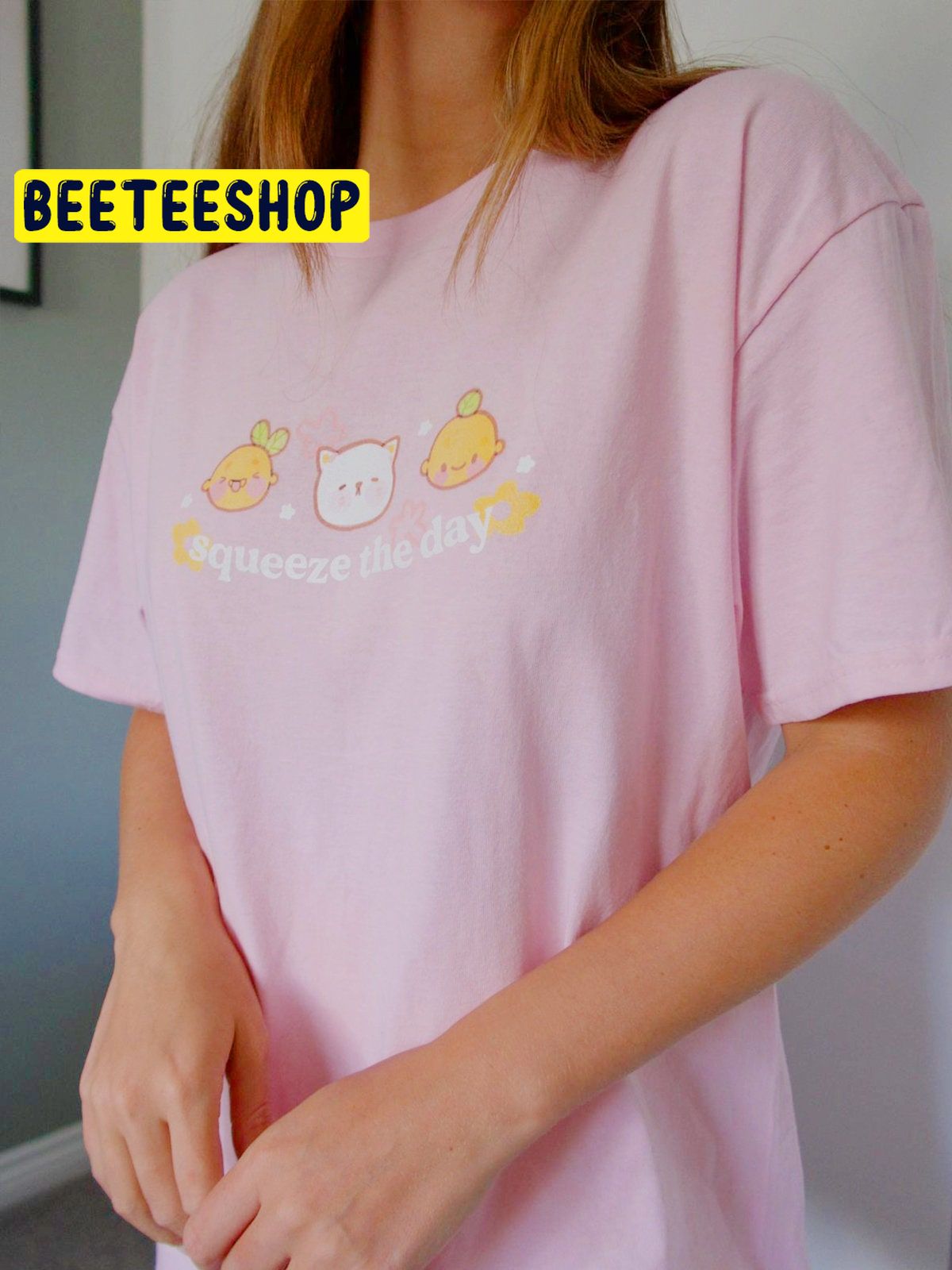 Squeeze The Day Kawaii Pink Trending Unisex Shirt