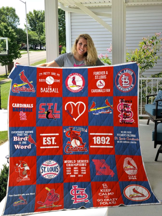 St. Louis Cardinals Quilt Blanket