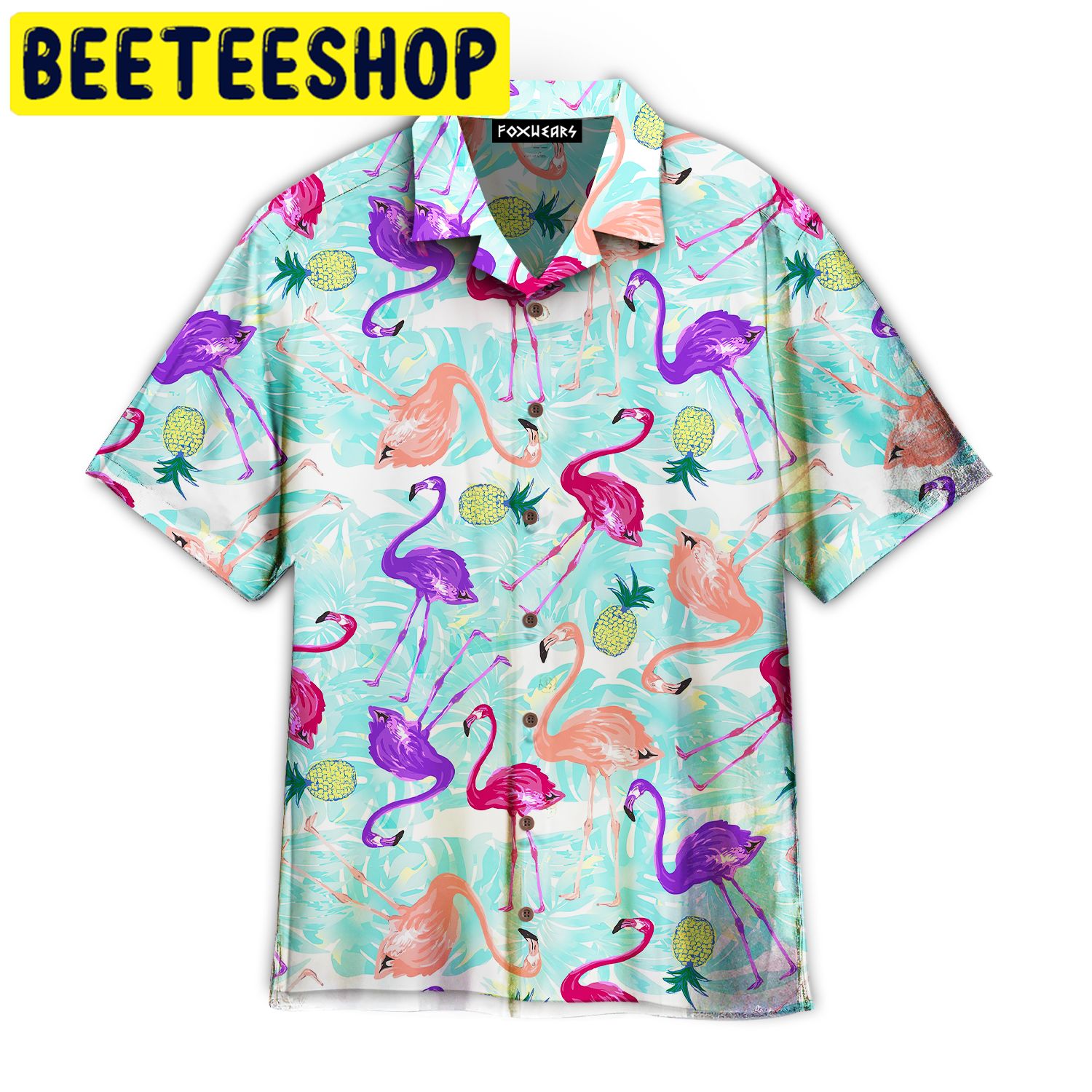 Stand Tall And Be A Fabulous Flamingo Funny Hawaiian Shirt