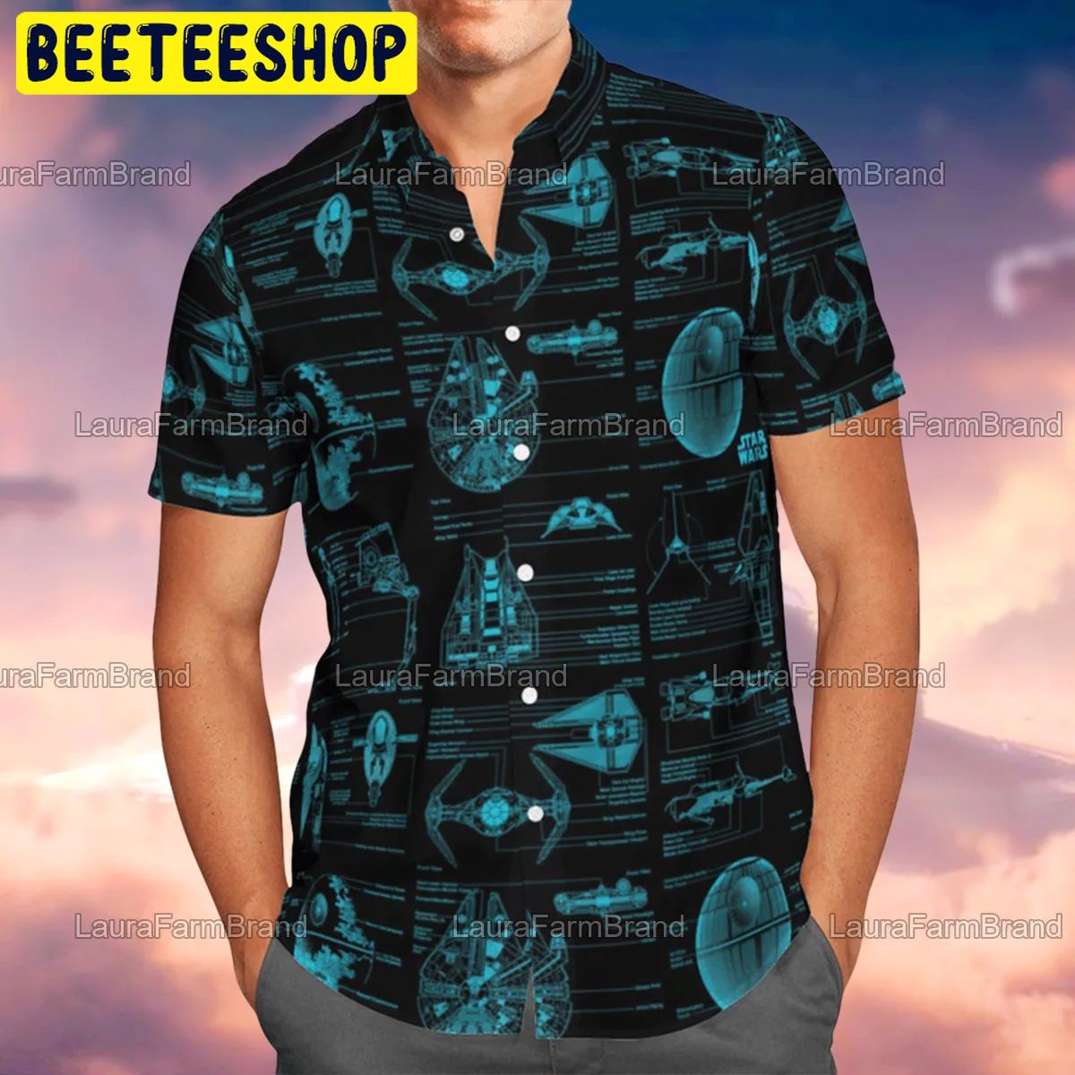 Star Wars Button Trending Hawaiian Shirt