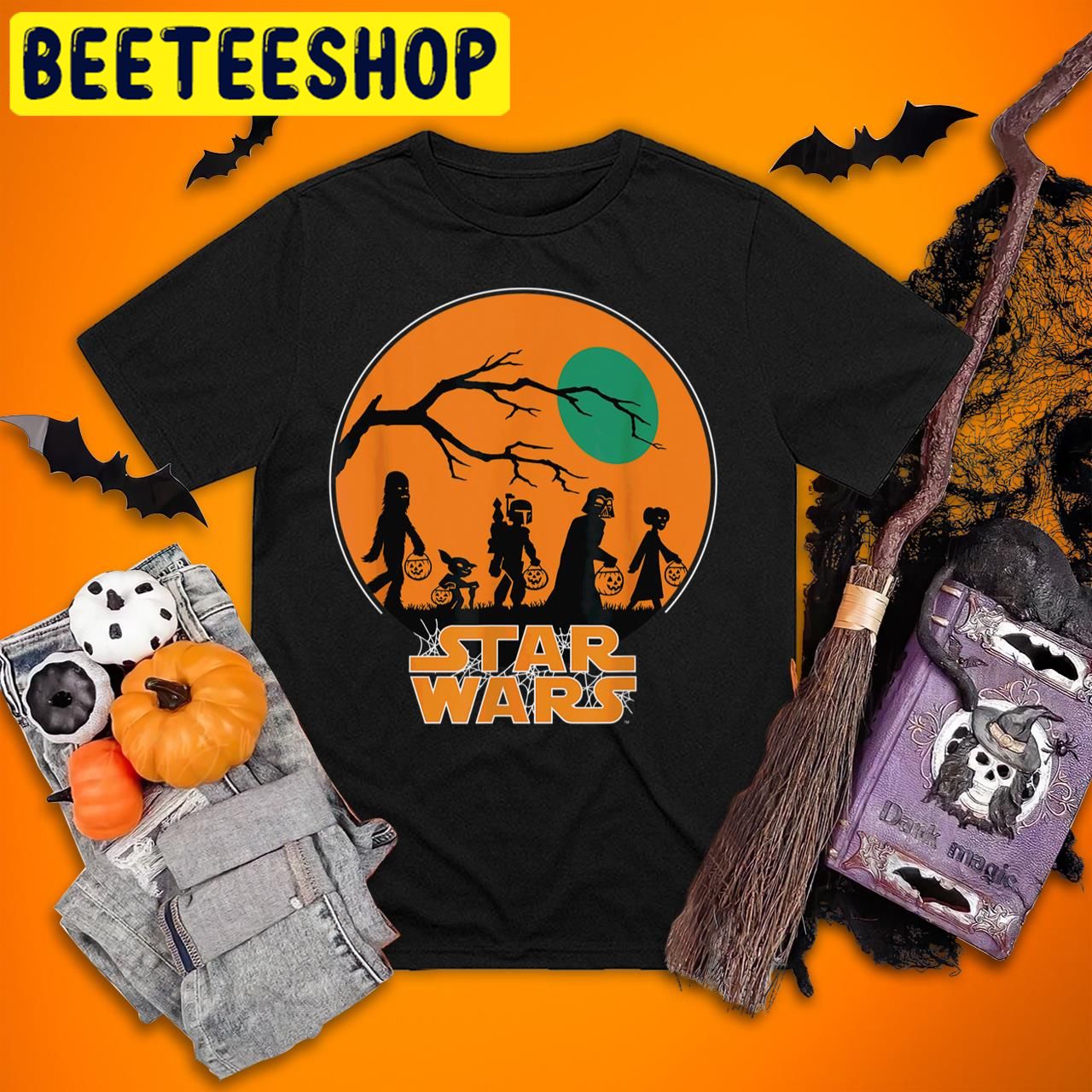 Star Wars Characters Trick Or Treat Halloween Trending Unisex T-Shirt