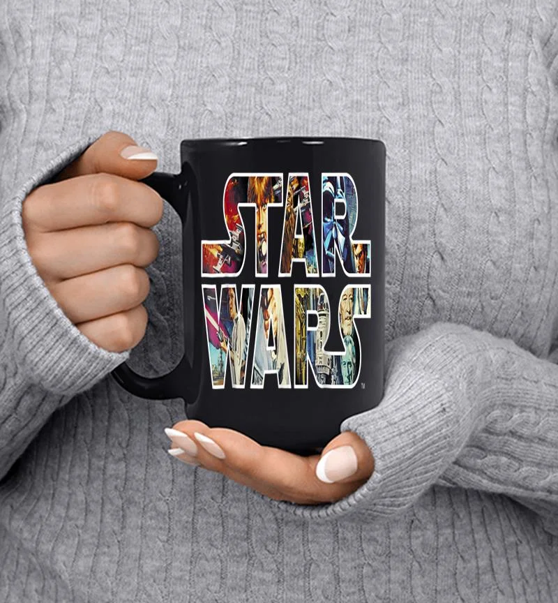 Star Wars Classic Movie Poster Logo Graphic Mug