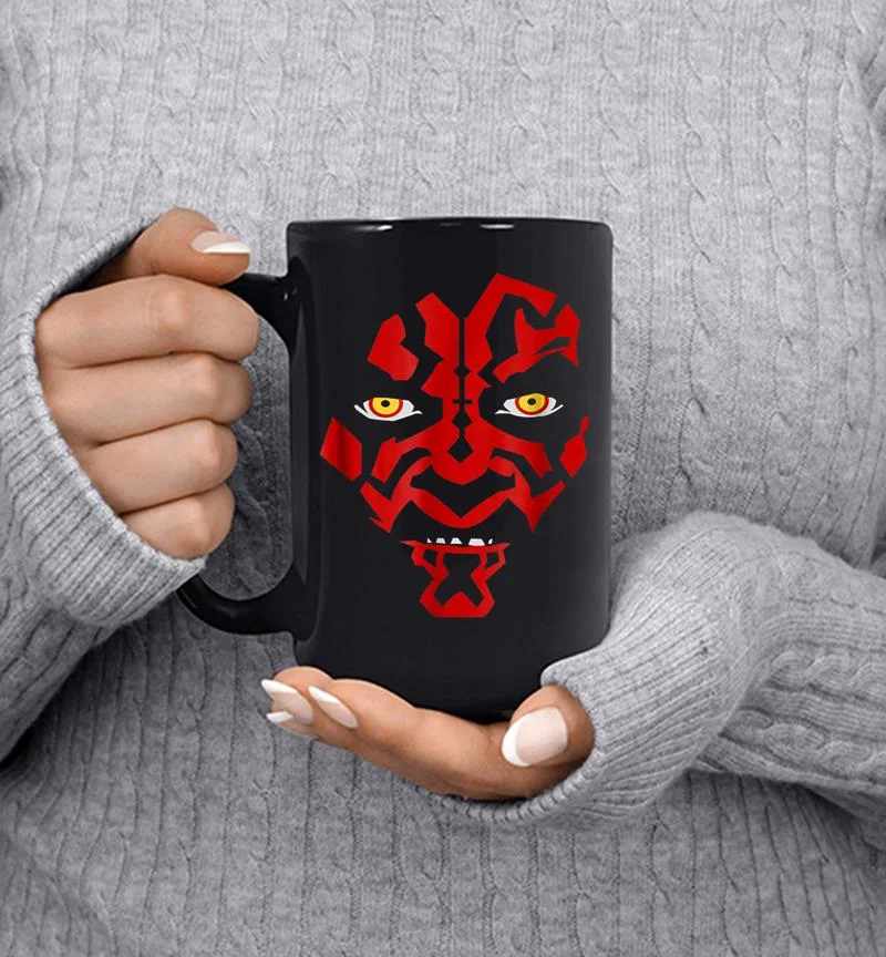 Star Wars Darth Maul Hooded Face Creeping Graphic Mug