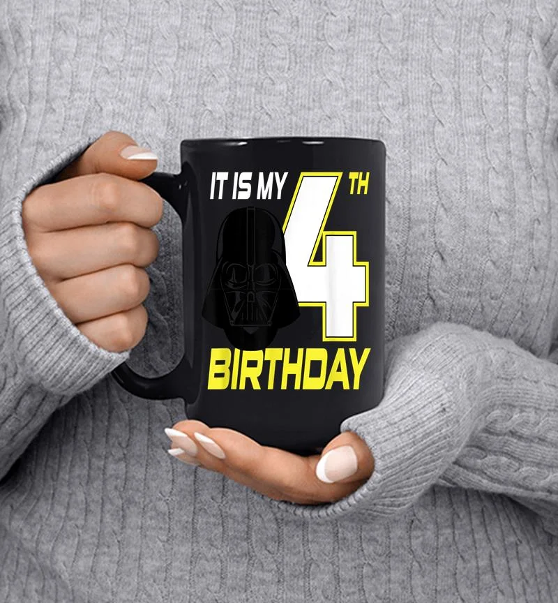 Star Wars Darth Vader 4th Birthday Mug