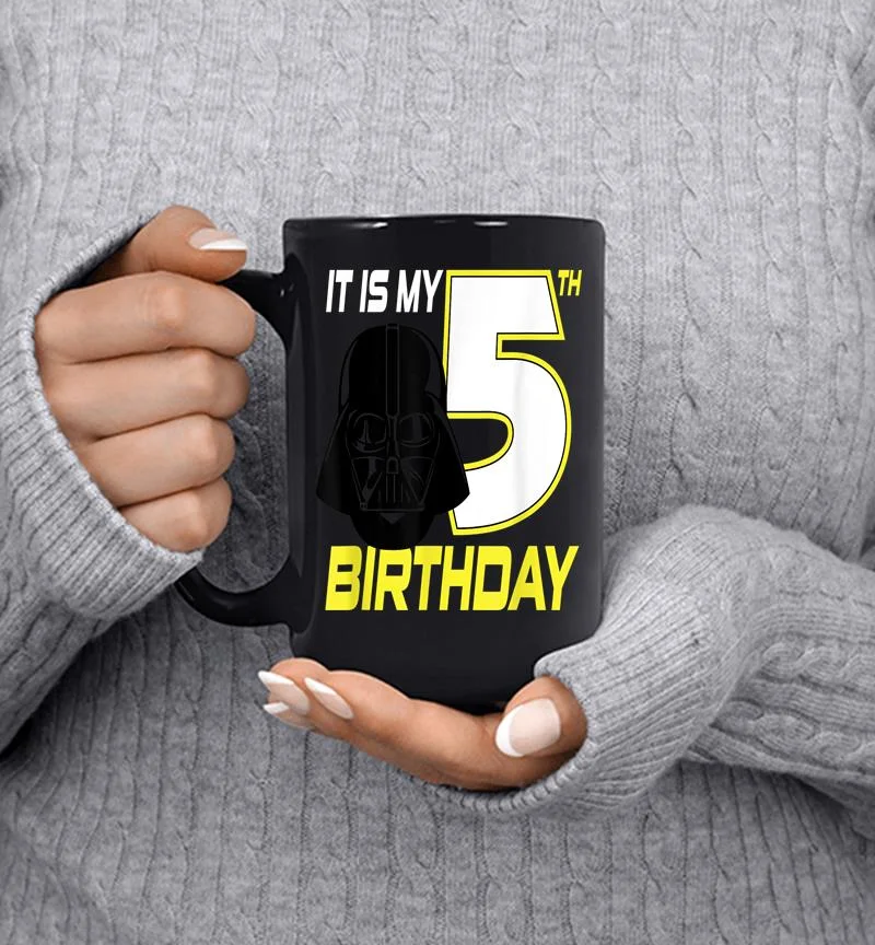 Star Wars Darth Vader 5th Birthday Mug