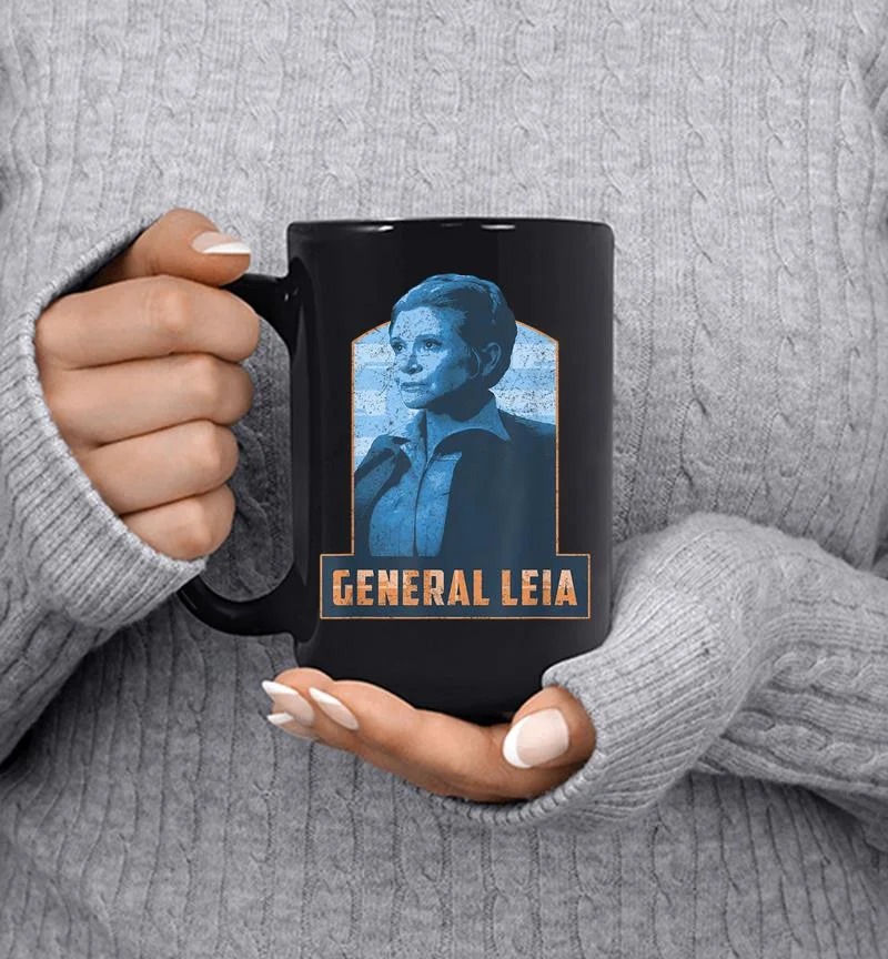 Star Wars General Leia Episode 7 Tonal Portrait Mug