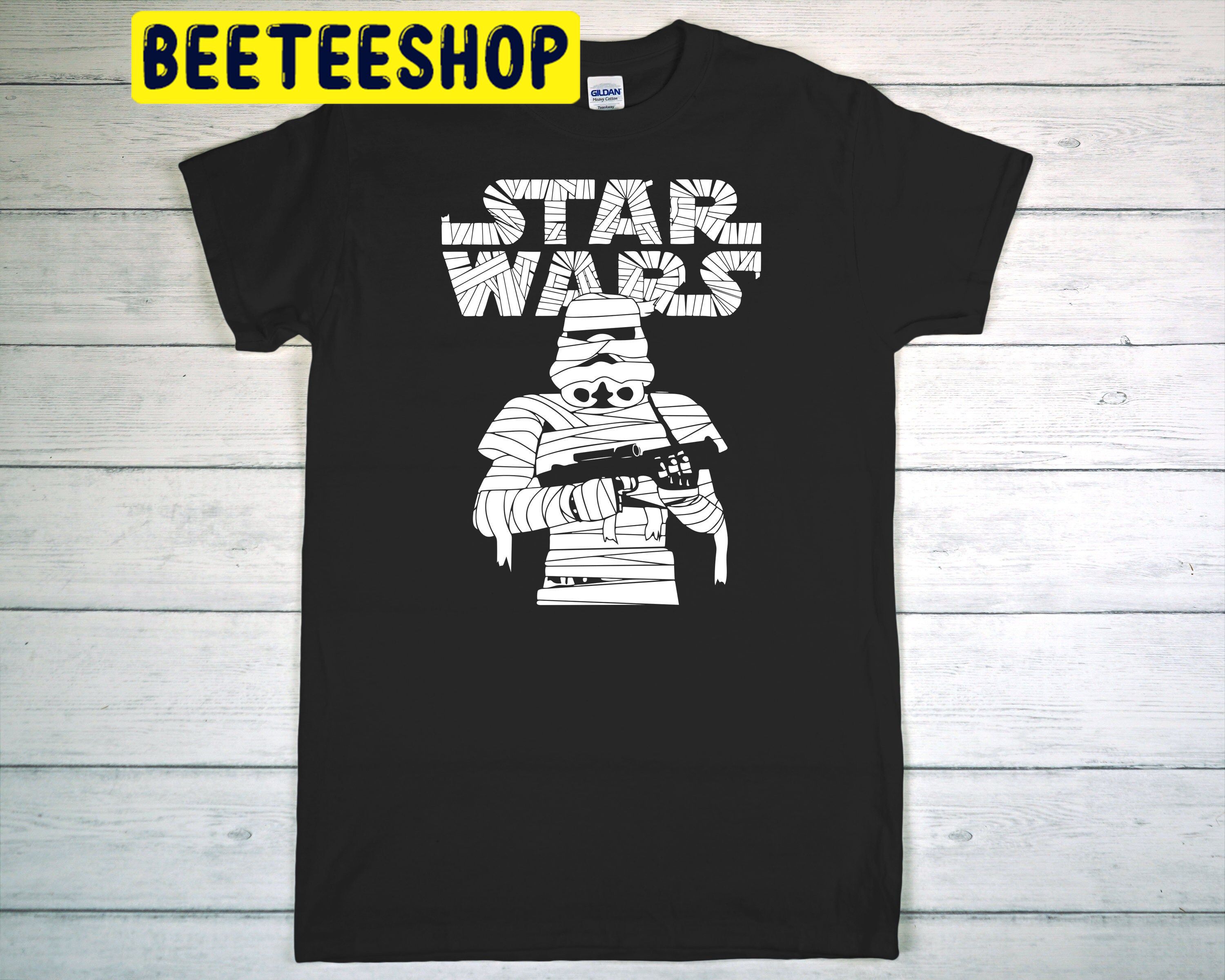 Star Wars Halloween Mummy Storm Trooper Trending Unisex Shirt